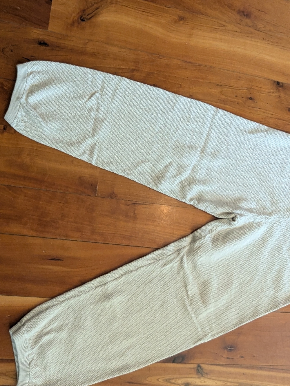 Women's Textured Joggers in Light Sage